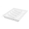 CUBERTERO PARA CAJÓN AURO. PLÁSTICO RESISTENTE. MODULO MODULO 450 ACABADO BLANCO