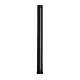 WOLFPACK TUBO DE ESTUFA PELLET ACERO VITRIFICADO NEGRO Ø 80 MM. LONGITUD 100 CM. ESTUFAS DE LEÑA, CHIMENEA, ALTA RE