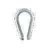 GUARDACABOS ZINCADO PARA CABLE 4 MM.