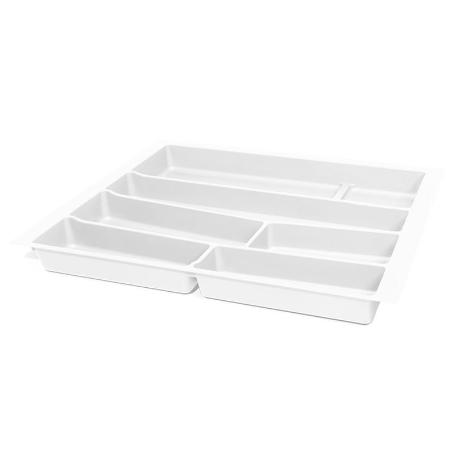 CUBERTERO PARA CAJÓN AURO. PLÁSTICO RESISTENTE. MODULO MODULO 600 ACABADO BLANCO