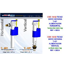 TECNO GRIFO CISTERNA T-461 ALIMENTACION HORIZONTAL 50635