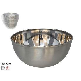 19 CMS. BOL-CUENCO ENSALADERA ACERO INOXIDABLE CON BASE ANTIDESLIZANTE MODELO MIAMI
