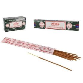 INCIESO EN BARRITAS 15 GRAMOS JASMINE SATYA ORIGINAL HINDU - CAJA 144 UNIDADES