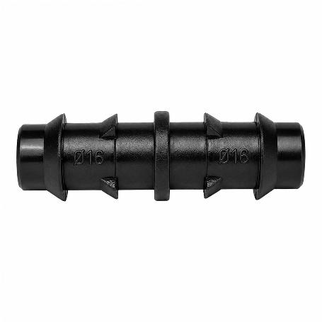ENLACE SIMPLE PARA TUBERIAS GOTEO DENTADO TUBOS DE Ø 16 MM. (BLOSA 100 PIEZAS) RIEGO POR GOTEO, MICROASPERSIÓN, NEB