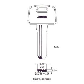 LLAVIN MCM-10 LATON SEGURIDAD