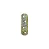 PLACA WOLFPACK BICROMATADO  60X18 MM.