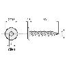 TORNILLO CABEZA PLANA ALLEN TEGAS 6,3X60 CABEZA PLANA NIQUELADO DIAM.CABEZA 15MM, P/LLAVE ALLEN 4MM