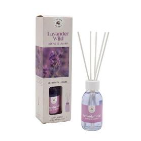 AMBIENTADOR MIKADO BASIC LAVANDA SALVAJE - LAVENDER WILD 95 ML LA CASA DE LOS AROMAS