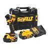 ATORNILLADOR DE IMPACTO COMPACTO DCF850P2T-QW. SIN ESCOBILLAS. 18V. PORTAPUNTAS 1/4. PAR 206 NM - DEWALT