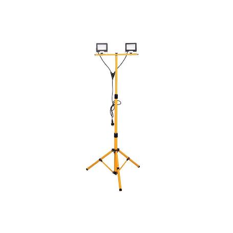 TRÍPODE TELESCÓPICO CON 2 PROYECTORES LED 2 X 20 W 6500 K 1,4 M