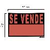 CARTEL SE VENDE  50X35 (ALT.) CM.