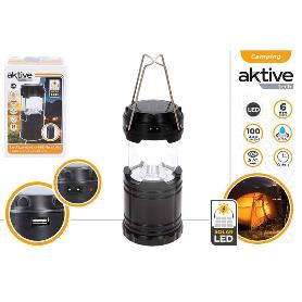FAROL SOLAR CAMPING CARGADOR USB