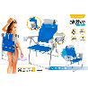 SILLA PLEGABLE ALUMINIO MOCHILA 48X65X100 CM