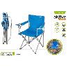 SILLA CAMPING PLEGABLE AZUL 45X45X80 CM