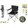 SILLA CAMPING PLEGABLE NEGRA 45X45X80 CM