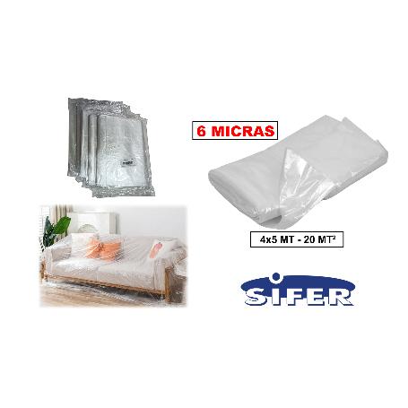 PINTOR PLASTICO DE PROTECCION DE 6 MICRAS 4X5 20 M2 PP001