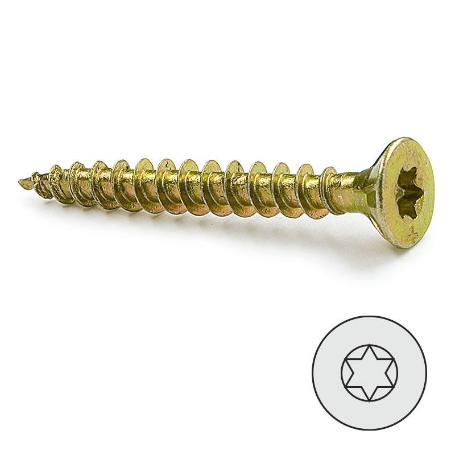 TORNILLO ROSCA MADERA CABEZA PLANA TORX LARGO 70MM DIÁMETRO 5MM (CIENTOS 200)