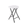 TABURETE PLEGABLE BLANCO 33X30X46CM VENTA UNITARIA
