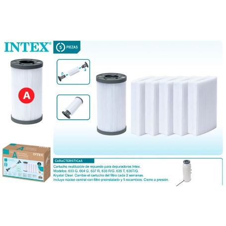 FILTRO DEPURADORA TIPO A + 3 RECAMBIOS