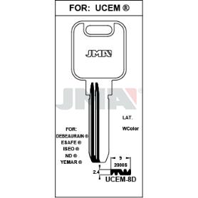 LLAVIN UCEM-8D LATON SEGURIDAD