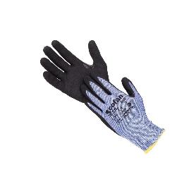 GUANTE ANTICORTE HPPE IMPREGNADO DE NITRILO SANDY COAT TALLA 10   CAJA 12 UNID.