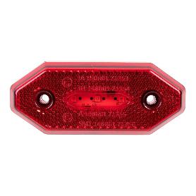 LUZ TRASERA LED CON REFLECTOR 12V/24V ROJA