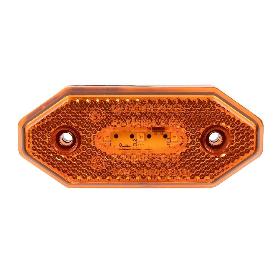 LUZ LATERAL LED CON REFLECTOR 12V/24V NARANJA