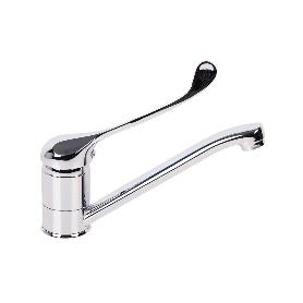 GRIFO DE COCINA MONOMANDO CON MANETA HIGIÉNICA