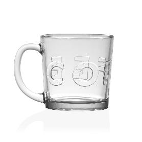 TAZA MUG CRISTAL 340 ML