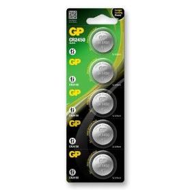 GP PILAS LITIO 5 PILAS BOTON CR2450 3,0V-610 MAH 24.5ØX5MM G076