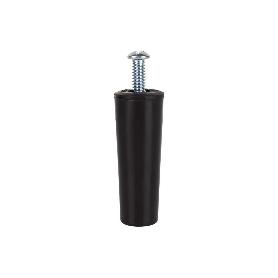 TOPE PERSIANA 60 MM MARRÓN CON TORNILLO M-6   CAJA 20 UNID.