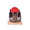KIT DE PROTECCIÓN FORESTAL PARA DESBROZADORA Y MOTOSIERRA (CASCO ROJO)
