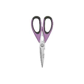 TIJERAS MORADAS DE ACERO INOX. MODELO SENA 22 CM