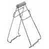 PINZA PARA COGER PLATOS CALIENTES SIN QUEMARSE LAS MANOS DEACERO INOXIDABLE 18X9 CMS.