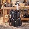 TORRE TSTAK MÓVIL DWST60452-1. PLÁSTICO RÍGIDO Y METAL. SISTEMA TSTAK. IP54. DE 7 PULGADAS. CAPACIDAD 50 KG - DEWAL