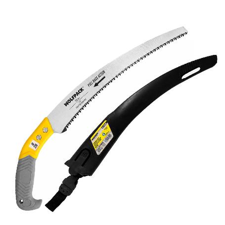 SERRUCHO PODAR CURVO MANGO TPR JD 330 MM.