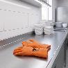 GUANTE LATEX NATURAL  NARANJA FLOCADO 30CM TALLA 8-10 T/GUANTE TALLA M-8