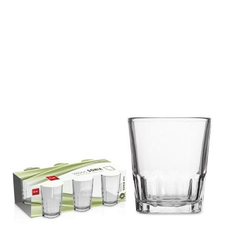 27 CLS VASO SONIA AGUA COK SIMILAR VASO SABOYA 4 BORMIOLI - PAQUETE 6 UNIDADES