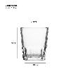 27 CLS VASO SONIA AGUA COK SIMILAR VASO SABOYA 4 BORMIOLI - PAQUETE 6 UNIDADES
