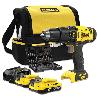 TALADRO PERCUTOR. 20V. LITIO-ION. NEGRO Y AMARILLO. AUTOBLOCANTE DE APRIETE RÁPIDO - STANLEY
