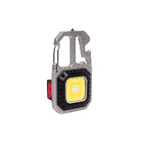 LLAVERO LINTERNA MULTIFUNCIONAL COB 400 LM CON 7 FUNCIONES