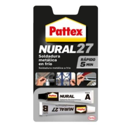 NURAL 27 ALUMINIO GRIS 22 ML (2 TUBOS 11+11 ML)