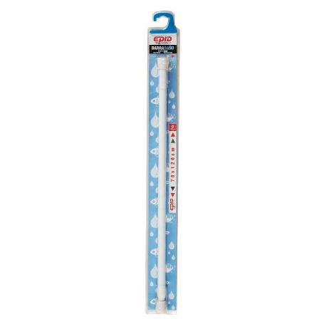 BARRA BAÑO 140/260CM RECTA BLANCA