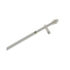BARRA PORTAVISILLOS 50-75 BLANCO REDONDA 12MM.