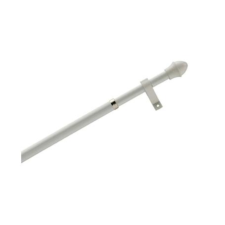 BARRA PORTAVISILLOS 50-75 BLANCO REDONDA 12MM.
