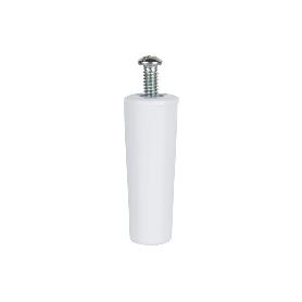TOPE PERSIANA 60 MM BLANCO CON TORNILLO M-6 VENTA UNITARIA
