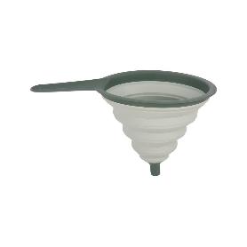 EMBUDO PLEGABLE COLOR VERDE 27 X 12 X14 CM