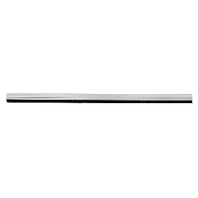BURLETE GRIS ADHESIVO DE ALUMINIO CON CEPILLO 92 CM