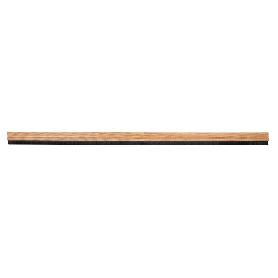 BURLETE ROBLE ADHESIVO DE ALUMINIO CON CEPILLO 92 CM