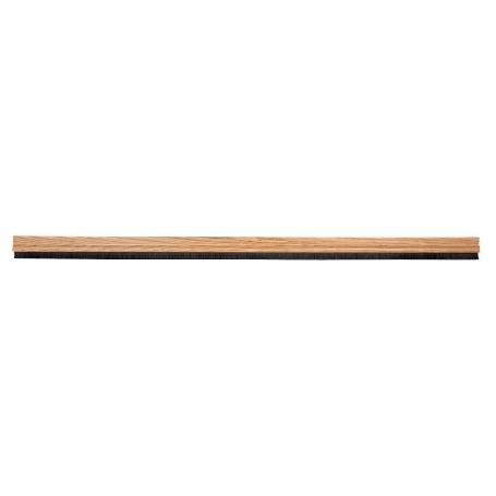 BURLETE ROBLE ADHESIVO DE ALUMINIO CON CEPILLO 92 CM